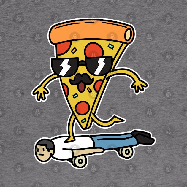 Pizza Skater by rudypagnel